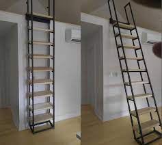 Loft And Librarian Ladder Tiny House Stairs Loft Ladder Loft Room