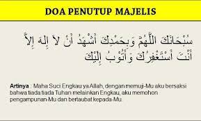 Hasil Gambar Untuk Doa Penutup Majelis Sembahyang Doa Kutipan Pembelajaran