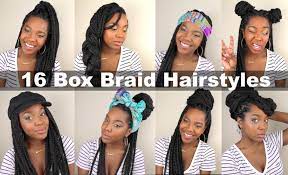 16 Box Braid Hairstyles Quick Easy Natural Hair Youtube Boxbraidsmen Box Braids Hairstyles Quick Braided Hairstyles Braided Hairstyles