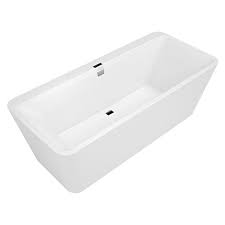 Absoluter hingucker in ihrem badezimmer: Villeroy Boch Freistehende Badewanne Squaro Edge 12 180 X 80 Cm Quaryl Weiss Bauhaus