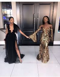 Black And Gold 2 Piece Prom Dress Ig Bold Beautycollective Prom Girl Dresses Prom Outfits Prom Dresses Long With Sleeves