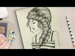 Hairstyles hair tips styling information and tricks and everything women and girls need to maintain beautiful hair. How To Draw A Girl With Beautiful Hairstyle Beautiful Girl Drawing Girl Drawing Youtube Girl Drawing Beauty Art Drawings Pencil Drawings Of Girls