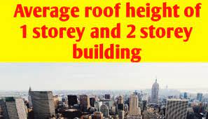 A story or storey is any level part of a building with a floor that could be used by people to live, work, and store. Average Roof Height 1 Storey And 2 Storey House Civil Sir