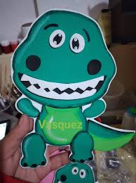 Fofu Creaciones Vasquez Dinosaurio Rex En Foami Ideal Para Apliques En Libretas O Para Dulceros Facebook