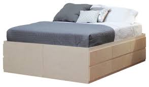 Experience luxurious comfort, whether calling it a night, catching a quick nap or just lounging about. In Stock Full Size Storage Bed 12 Drawers Birch Wood Contemporary Platform Beds By Gothic Furniture Houzz