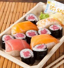 Spicy salmon roll, spicy tuna roll, and spicy california roll. Sunshine Combo Prepared Foods Chef Prepared Food