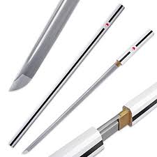 Swordsmanship is a skill that requires lifelong practice and dedication. Zisu Sharp Sasuke Sword For Real Battle Full Tang 1045 Carbon Steel Ninja Chokuto Katana Uchiha Symbol On Both Side Hand Forged With Bohi Heat Tempered Black White Available In Dubai