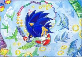 Lullaby For Sonic Sonic 1 Special Stage Sonic Sonic Fan Art Hedgehog Art