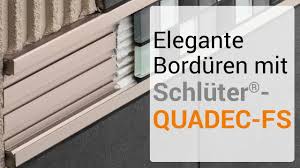 Ebay schlüter quadec acg schienen 10m. Elegante Borduren Mit Schluter Quadec Fs Youtube