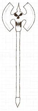 How To Draw A Battle Axe, Step By Step, Drawing Guide, By Drawingpett -  Dragoart