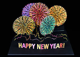 Pop Up Card Fireworks Happy New Year Pop Up Cards Fireworks Paper Art Video