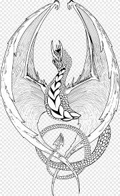 Dragons are complex and range in color and shade. Komodo Dragon Drawing Dragon Dragon Monochrome Png Pngegg