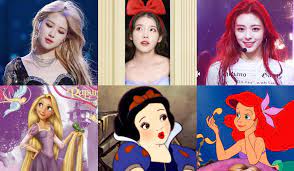 From the protagonist to antagonist of different disney movies, what character could your idol be? Seven Female K Pop Idols As Disney Princesses Allkpop