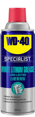 I repacked my headset with white lithium grease (spray on) two weeks ago. Wd 40 Specialist White Lithium Grease Wd 40 Specialist Wd 40 Company Asia