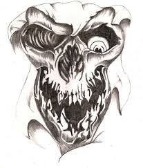 8 scary drawings art ideas free premium templates. Creepy Skull Sketch At Paintingvalley Com Explore Collection Of Creepy Skull Sketch