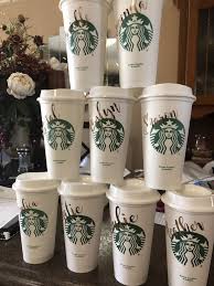Personalized 16oz Starbucks Cup Bpa Free Reusable Tumbler Etsy In 2020 Starbucks Birthday Coffee Wedding Gift Starbucks Birthday Party