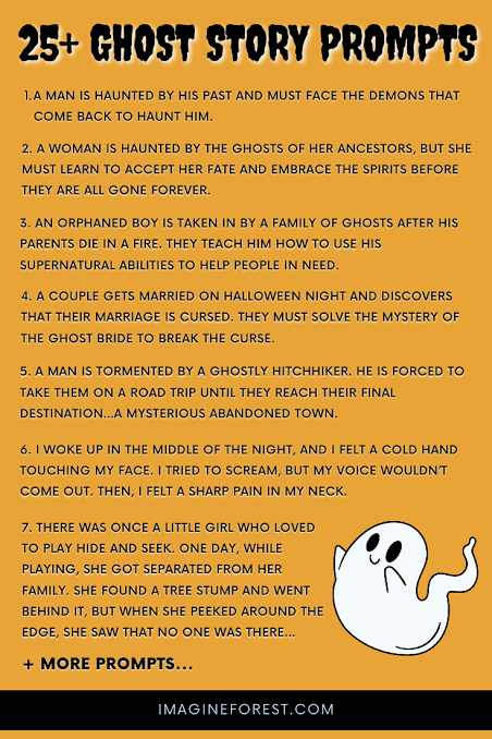 25+ Ghost Story Prompts: Scary Ghost Writing Prompts 👻