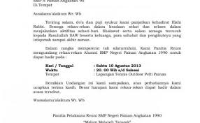 Namun ternyata banyak kendala yang terjadi sebelum reuni dilaksanakan dan berpengaruh pada pelaksanaan hari h… Proposal Reuni Sekolah 7 Februari 202122 Mei 2020 Oleh Admin