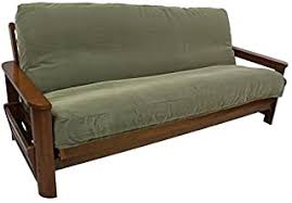 Full Size Quality Bonded Micro Suede Futon Mattress Cover Sofa Bed Wine Reddish Futons Frames Covers Home Garden