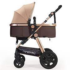 Amazon Com Infant Baby Stroller For Newborn And Toddler Cynebaby Convertible Bassinet Stroller Compact Single Baby Carriage Toddler Seat Stroller Luxury Pram Stroller Add Cup Holder Footmuff And Stroller Tray Baby