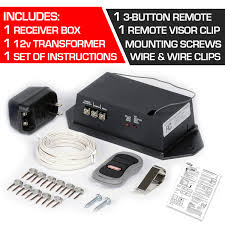 Garage door openers manufactured today are capable of lifting garage doors with weights up to 500 lbs. Universal Garage Door Opener Remote Upgrade Conversion Kit The Genie Company
