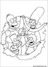 O garoto é bem levado e rebelde, mas também bastante prestativo às pessoas. Drawings To Paint Colour Simpsons Print Design 014