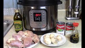 Stir chicken broth, sherry, thyme, worcestershire sauce, salt, and pepper into the pot. Instant Pot Creamy Mushroom Chicken Grinder Youtube