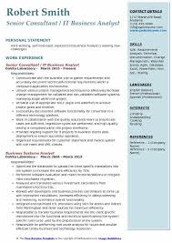 It Business Analyst Resume Samples Qwikresume