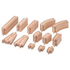 Lillabo 50 Piece Track Set Ikea In 2020 Ikea Lillabo Ikea Wooden Train