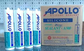 Đại Lý Phân Phối Keo Silicone APOLO A300 A500 Trong đục xám
