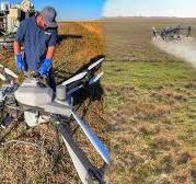 Drone Spraying Our Pastures!