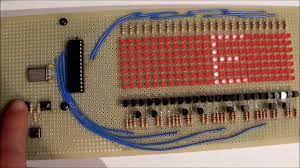 Display Led Programmable Using Pic16f876 Youtube Led Display Board Circuit Diagram Display Board