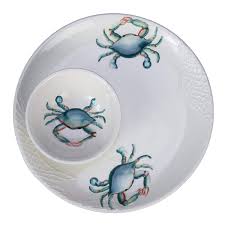 The maryland blue crab is actually the atlantic blue crab. Home Garden Maryland Blue Crab Kitchen Porcelain Square Napkin Holder Linens Textiles