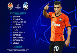 Марлос сильно бьет в угол. Shahter Atalanta Startovye Sostavy Na Match Ligi Chempionov 11 12 2019 Telekanal Futbol