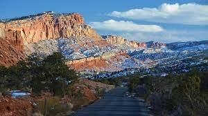 While not as famous as its fellow utah parks, capitol reef national park delivers the dramatic cliffs, canyons, domes and natural bridges you've come to expect from the heart of red rock country. Roads Capitol Reef National Park U S National Park Service