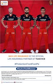 Max life insurance, a life insurance company offers the best life insurance plans & policies in india. Max Life Insurance Strengthens Partnership With Rcb For Ipl 2020