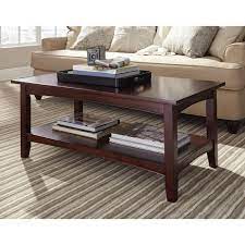 Find the best espresso coffee table sets for your home in 2021 with the carefully curated selection available to shop at houzz. Alaterre Furniture Shaker 42 In Espresso Large Rectangle Wood Coffee Table With Shelf Asca11p0 The Home Depot