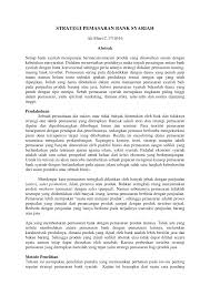 Pdf Strategi Pemasaran Bank Syariah