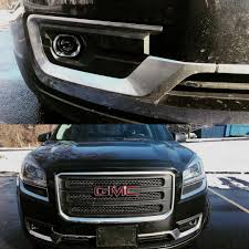 Check Out This 2014 Gmc Acadia With Some Aftermarket Oem Style Fog Lights Like Most Newer Gm S There Are Limited Accessory C Mobile Electronics Gmc Gm Trucks