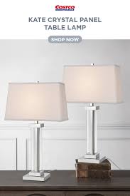 Kate Crystal Panel Table Lamp 2pk Polished Chrome Lamp Polished Chrome Table Lamp
