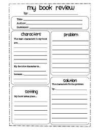 Book Review Template First Grade Google Search Graphic Organizers Book Review Template Teaching Writing
