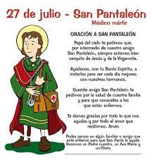 Las actas de su martirio nos relatan sobre hechos milagrosos: San Pantaleon Patrono De Capilla San Ramon Sauce Viejo Facebook