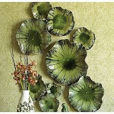 Buy now serena & lily. Global Views Water Lily Wall Decor Plate Wall Decor Ceramic Flowers Plates On Wall