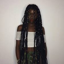 Black And Grey Box Braids On Dark Skin Gefallt 8 912 Mal 44 Kommentare Darkskin Blackgirls Auf Instagram Blackgirls Da Hair Styles Braided Hairstyles For Black Women Curly Hair Styles