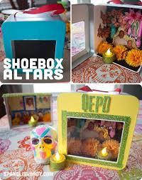 Easy To Make Day Of The Dead Mini Altars And Shrines Day Of The Dead Diy Mini Altar Day Of The Dead Party