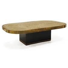 A rectangle or oval coffee table is a classic table but it doesn't always work with every couch. Vintage Rectangular Coffee Table With Rounded Corners And Etched Gold Metal Top Belgium 1970 S Vintage Coffeet Coffee Table Rectangular Coffee Table Table