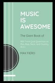 Have fun making trivia questions about swimming and swimmers. Music Is Awesome The Giant Book Of 900 Trivia Quiz Questions On Pop Rap Rock And Country Stars Fiero 9798718684155 Blackwell S