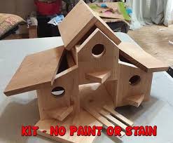 Bird House Kits For Adults Birdhouse Kit Wooden Birdhouses Cedar Birdhouse Kit Diy Birdhouse Gift Ideas Bird Houses Diy Bird Houses Bird House Kits