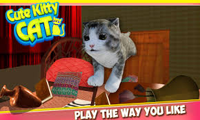 A New And Fun Game For Cat Lovers Is Now In The Market Vital Games Production Now Presents You Cute Kitty Cat 3d Simulator To P Cute Cats Cats Cat Simulator