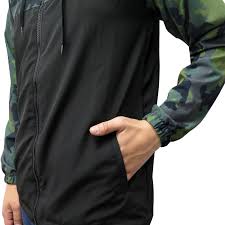 Jaqueta Corta Vento Hurley Camo Back Wash